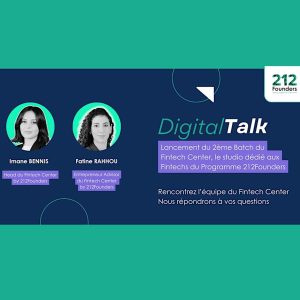 Fintech center - Digital Talk by 212 Founders | Start-up.ma